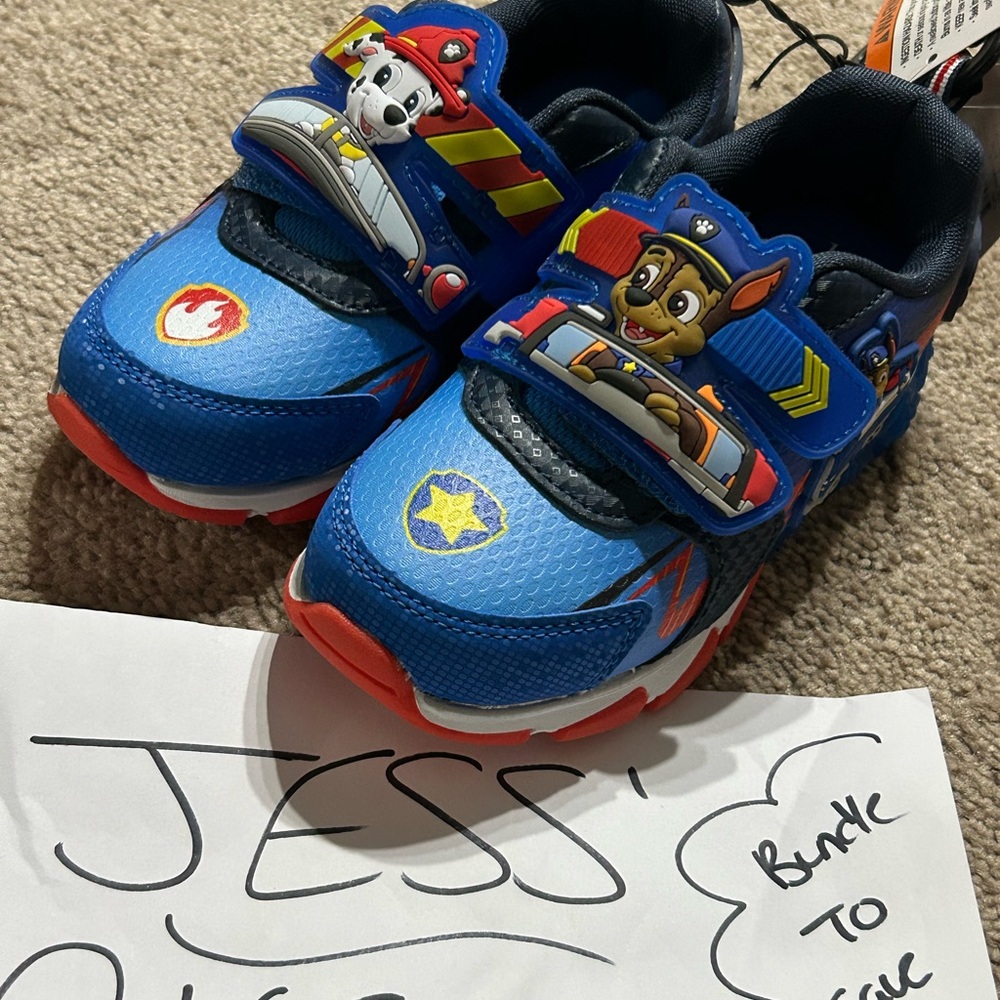 Paw Patrol Kids Blue Character Light-Up Sneakers